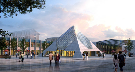 九江金字塔网架